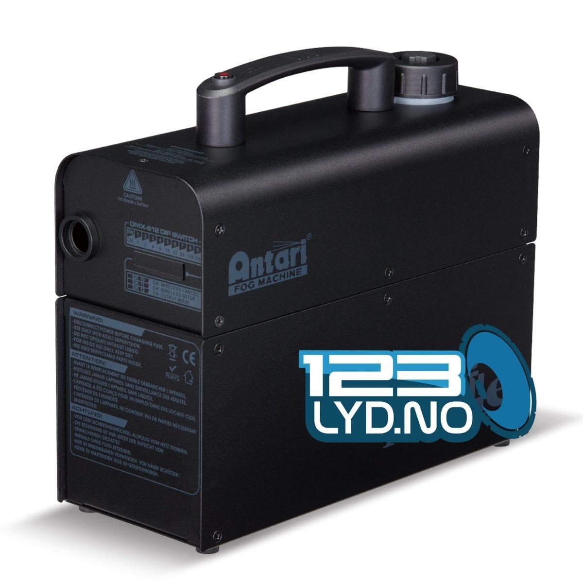 Røykmaskin på batteri