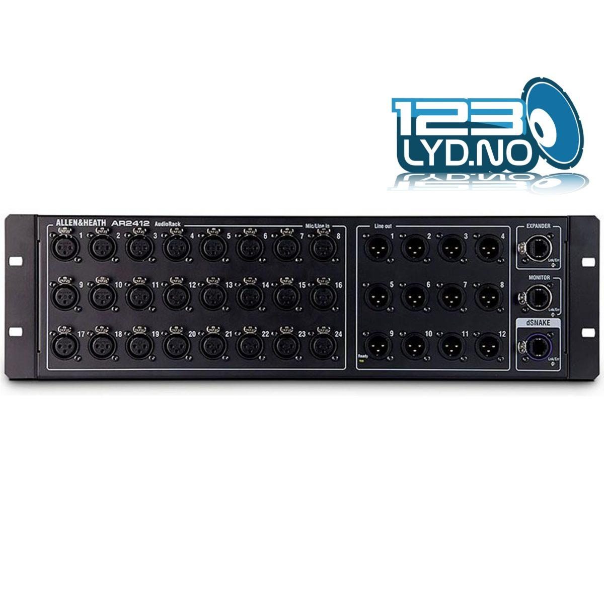 AudioRack for utbygging av GLD digital mikser A&amp;H