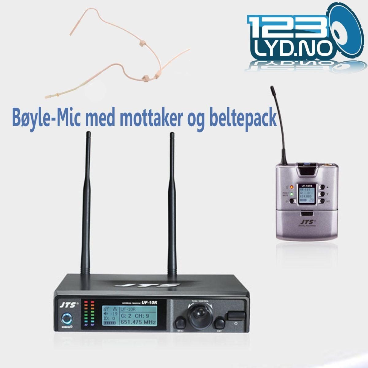 Trådløs Bøyle mikrofon beige