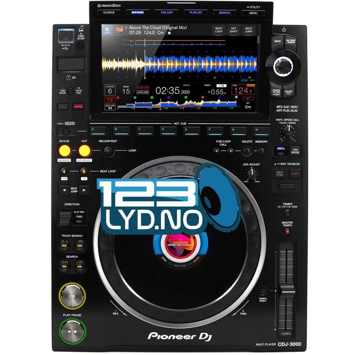 Pioneer DJ sett til leie CDJ 3000 + DJM900nxs2