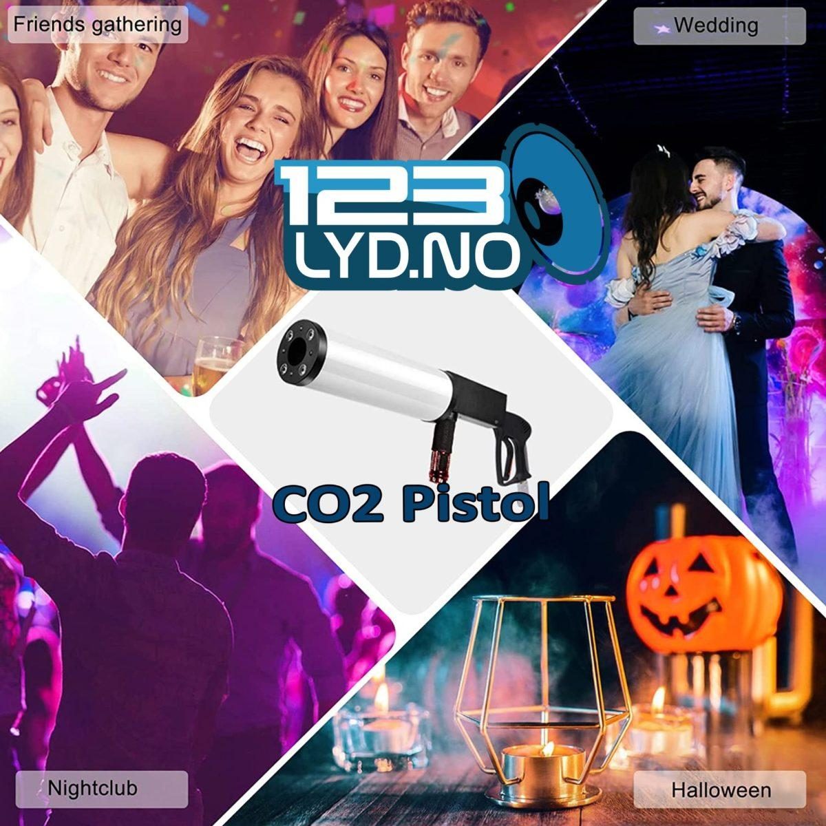 CO2 Gun – Pistol for bryllup, nattklubber og andre events