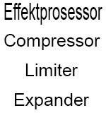 Expander Gate Compressor Peak Limiter