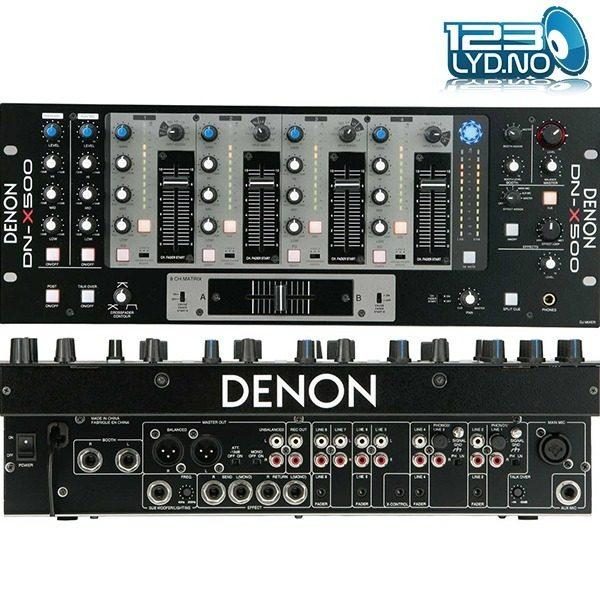Denon DJ X500 – DJ-Mikser Med 4 Kanaler
