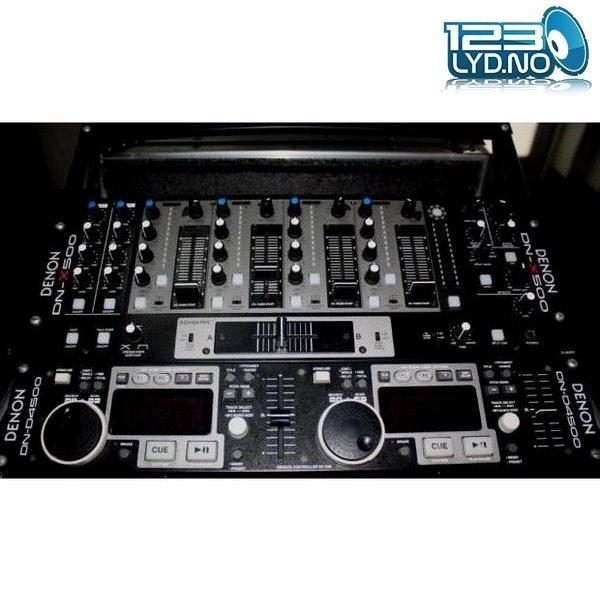 Flight DJ dobbel CD/miksebord og lampe