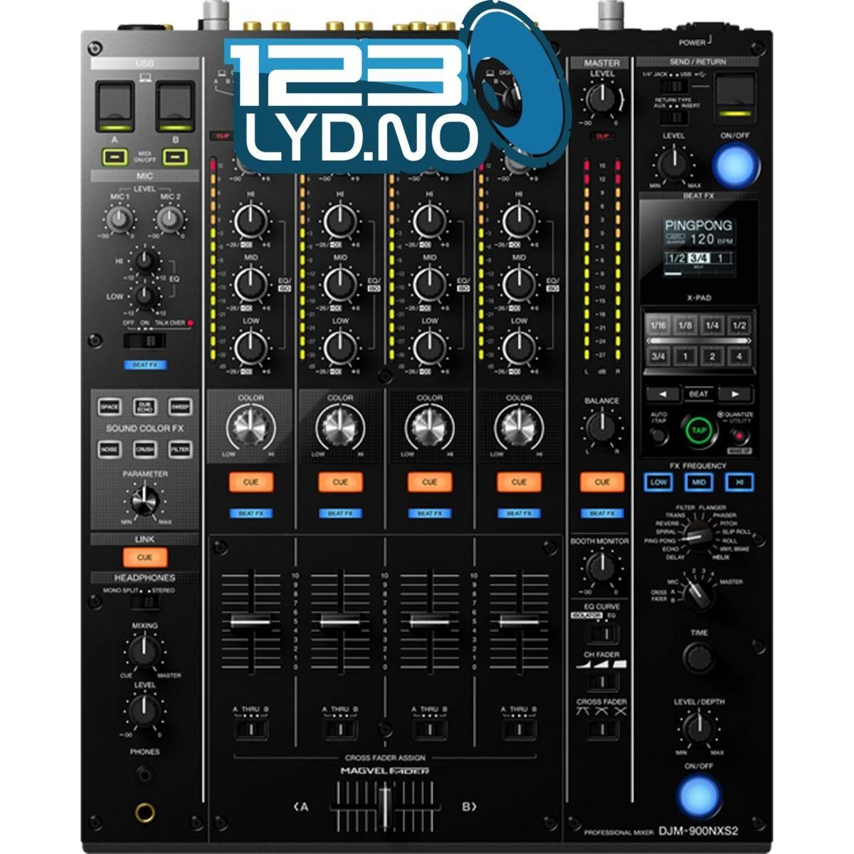 Pioneer DJ sett til leie CDJ 3000 + DJM900nxs2