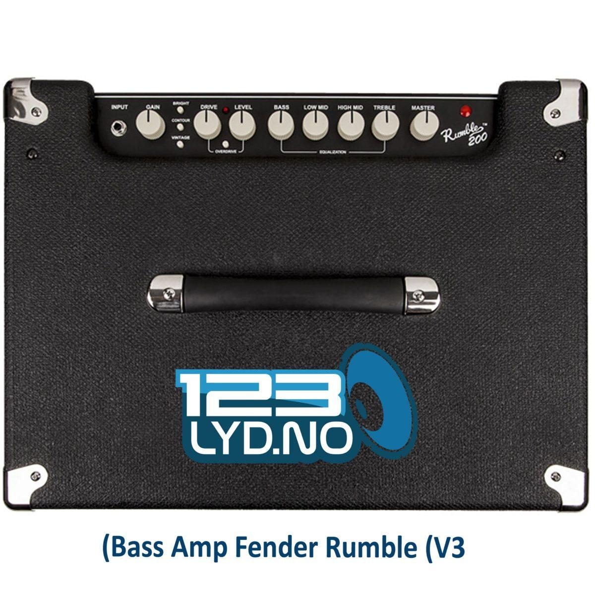 Bassforsterker 78Fender Rumble 200 (V3) – Bass Amp