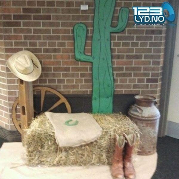 Halmballer til Cowboy Western party