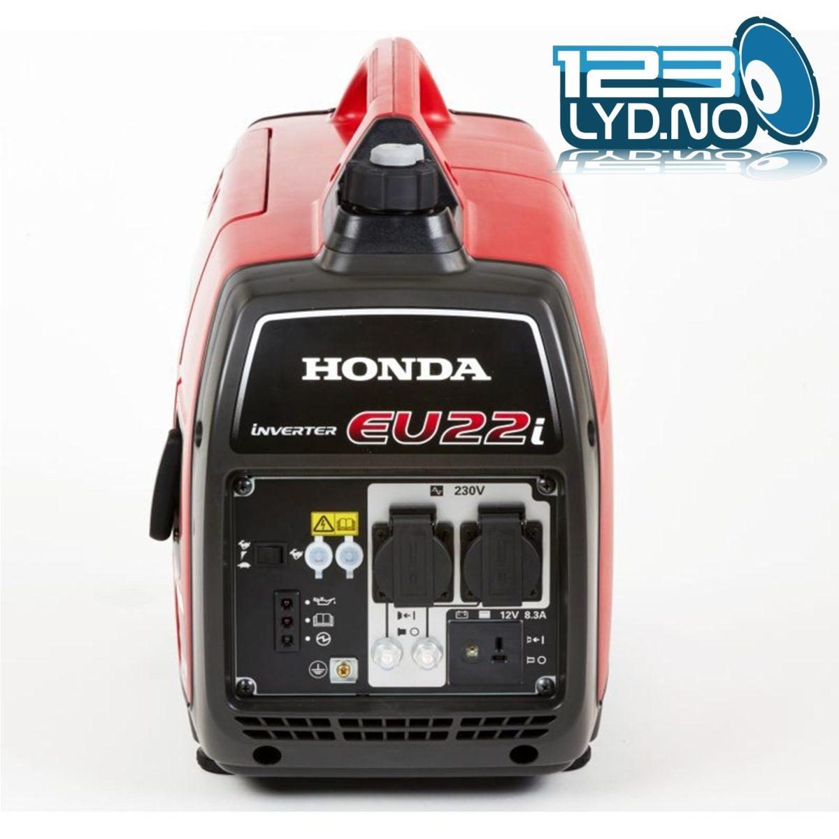 Leie Honda EU22I aggregat 2200W med mulighet for linking