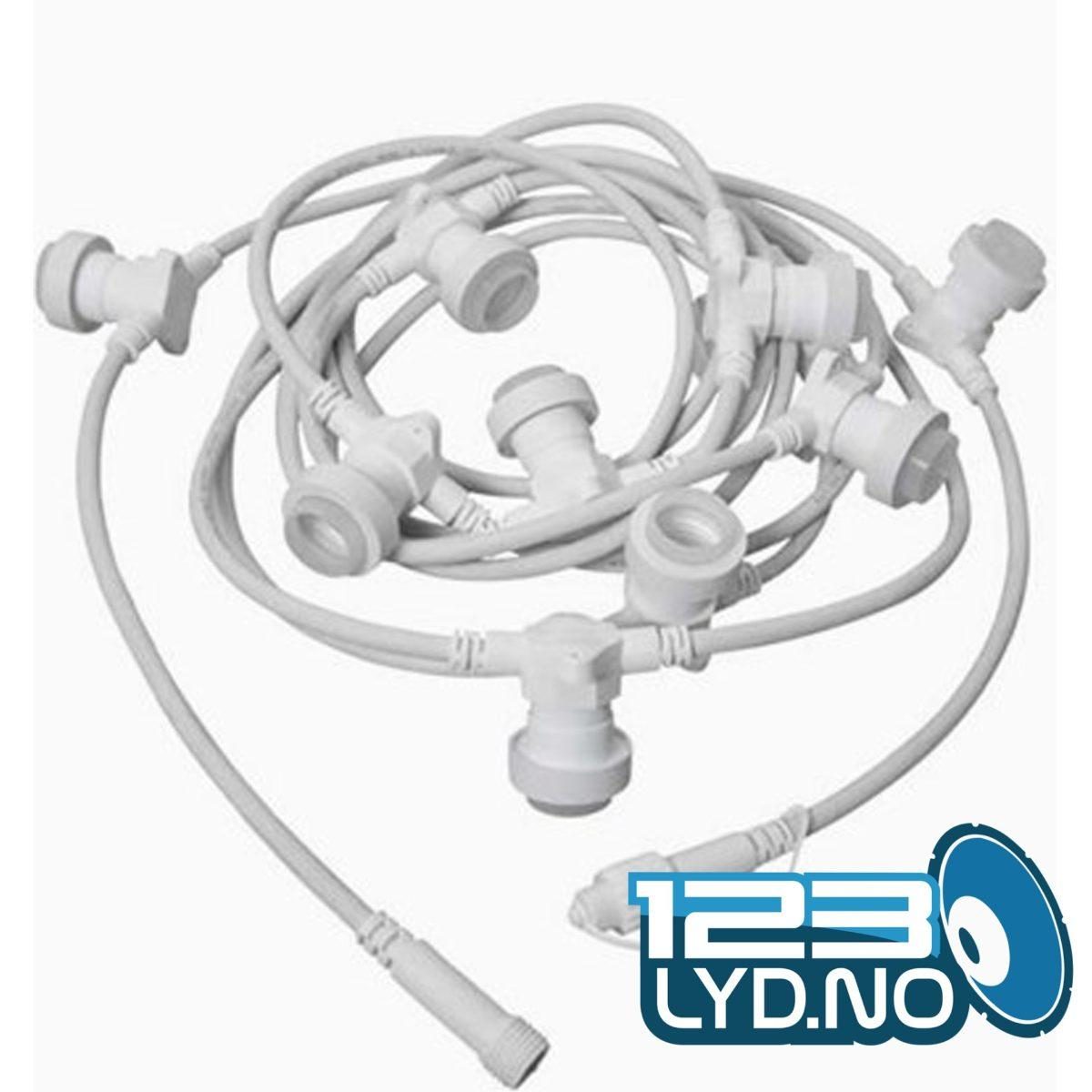 Lyslenke LED – Lenker For Bruk Ute Og Inne (hvit ledning) til leie