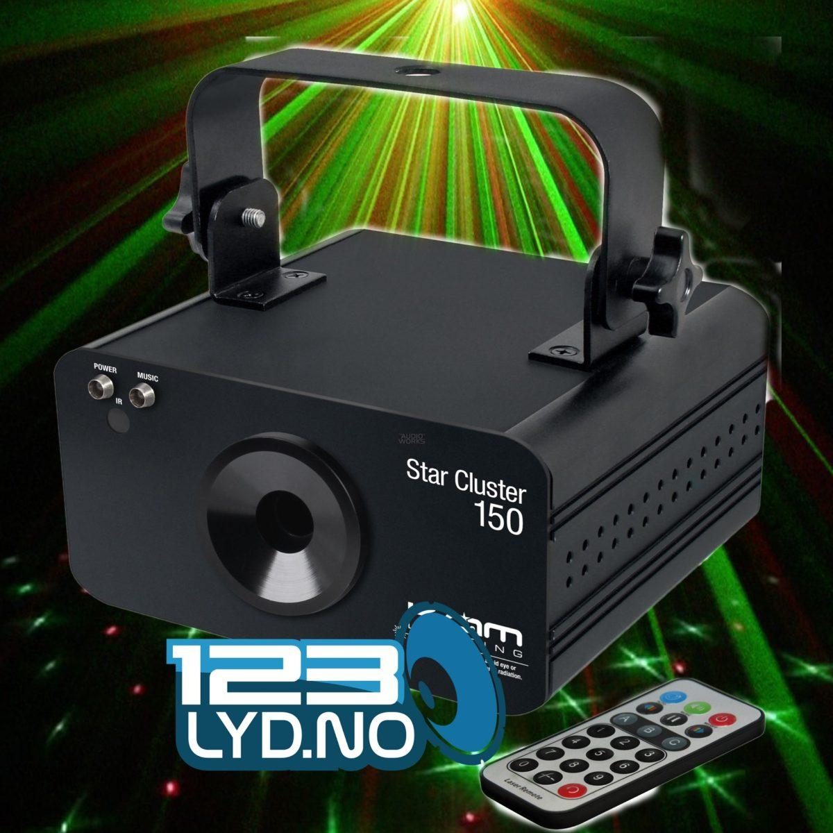 KAM Star Cluster 150 Laser – Stilig Lasereffekt For Dansegulvet