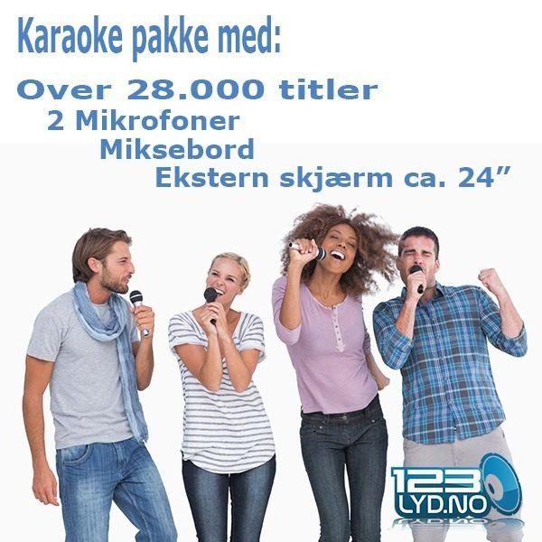 Karaoke – Uten Lydsystem en Pakke Med Over 20 000 låttitler