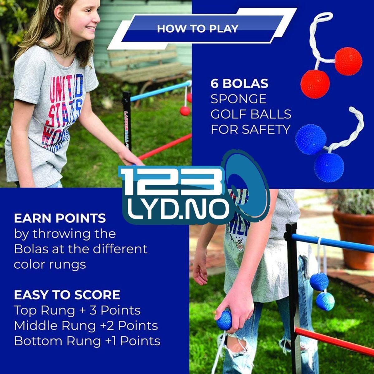 Ladder Ball spill til leie ofte kalles Ladder Golf