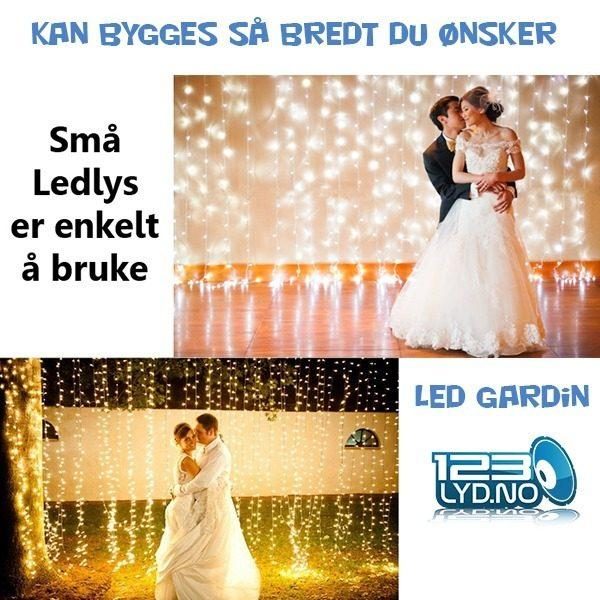 LED Lysgardin – Lysgardin Med Hvit LED