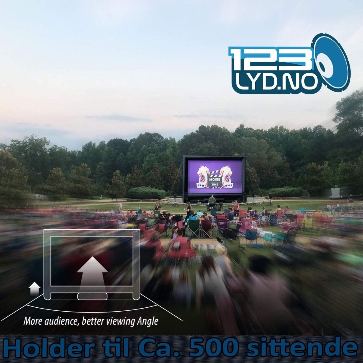 Oppblåsbart lerret på 6 x 5 Meter til Drive In kino osv