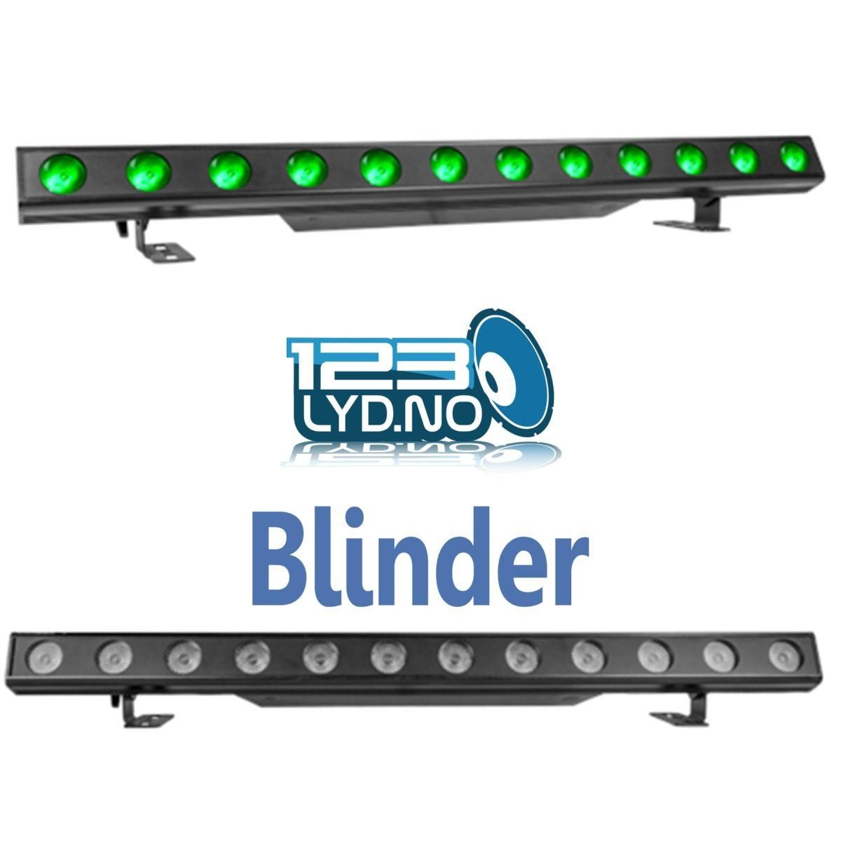 Publikum blinder Lumipix med 12 x 10w LED RGBW