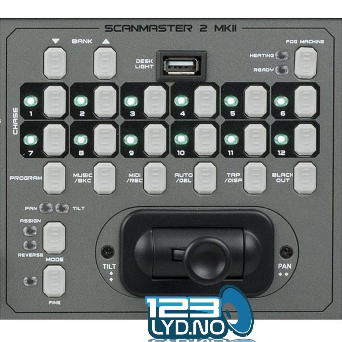 DMX styring – Lyskontroller for moving head eller annet lysutstyr