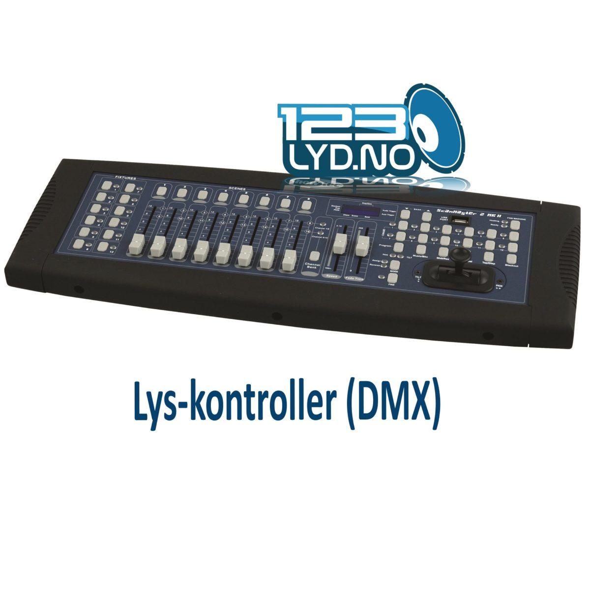 DMX styring – Lyskontroller for moving head eller annet lysutstyr