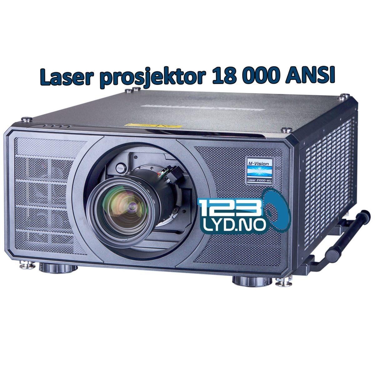 Laserprojektor på 18 000 ANSI til leie
