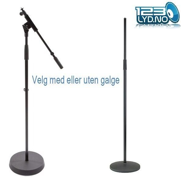 Caymon Mikrofonstativ – Stativ Med Rund Fot