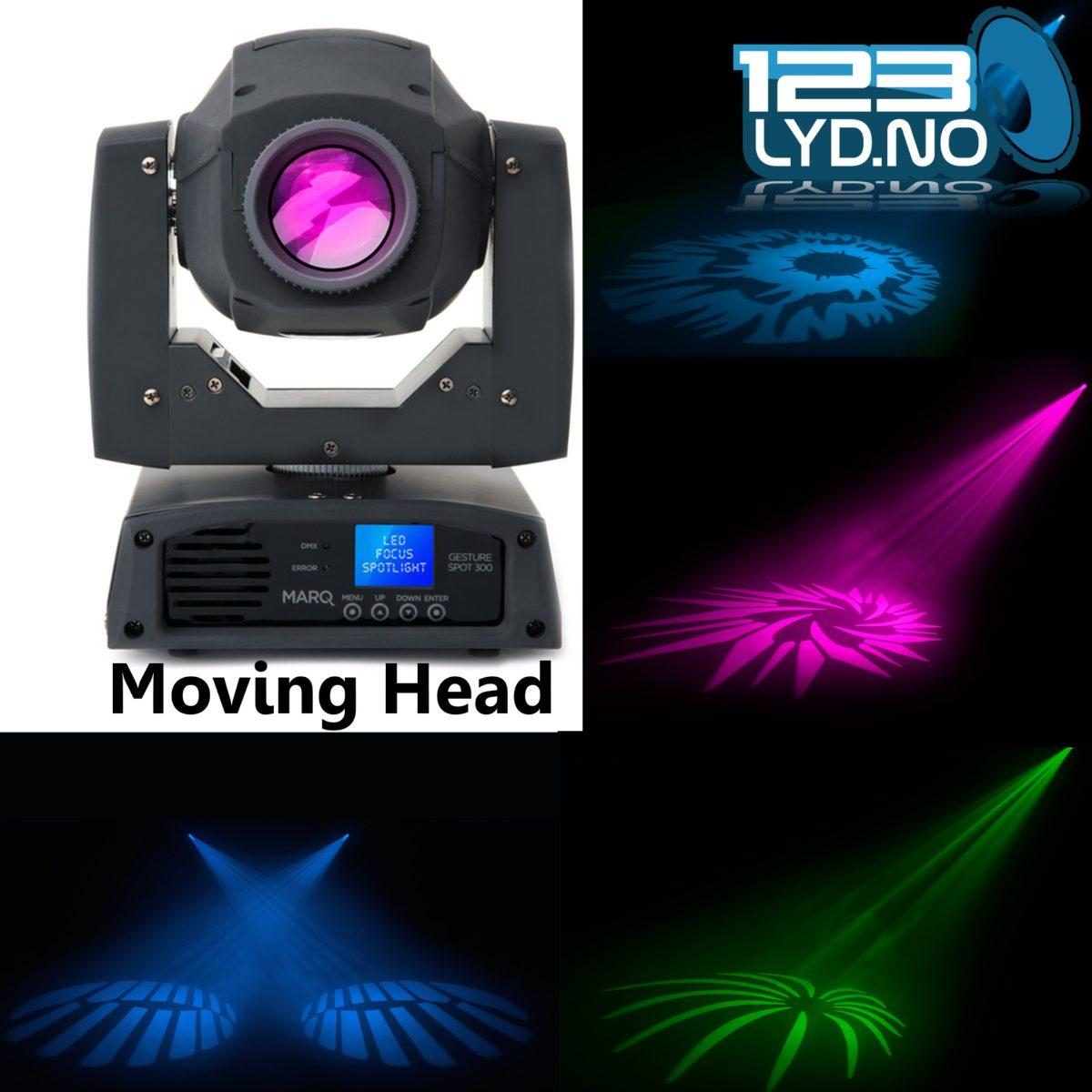 Moving Head 60w LED med alle funksjoner du kan forvente deg!