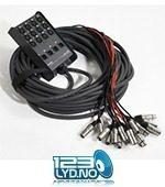 Multikabel 16 Kanaler 12 inn og 4 ut 30Meter