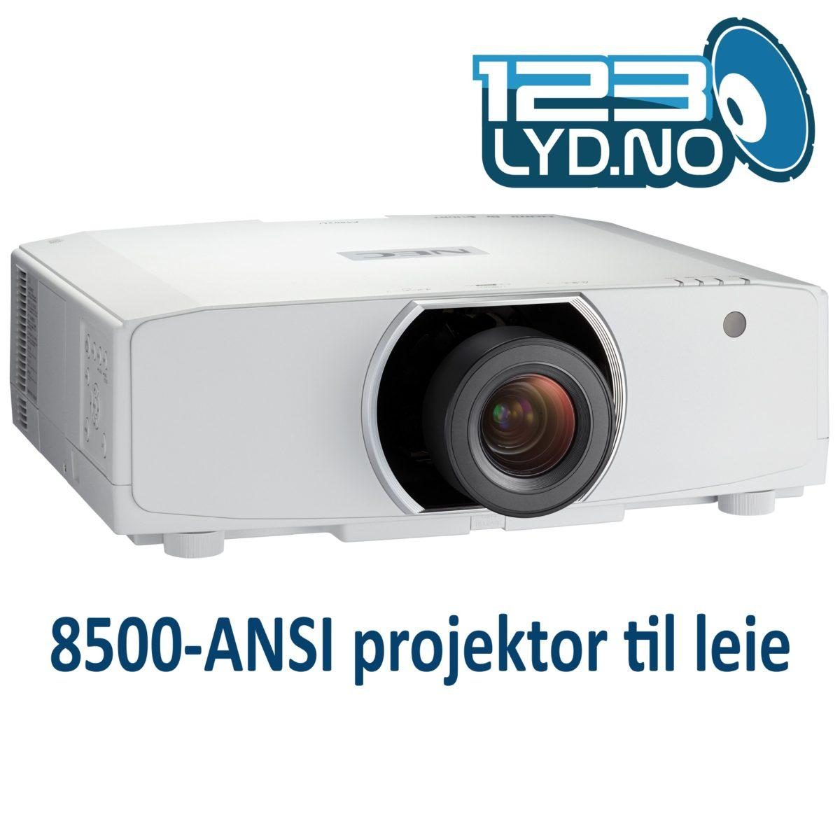 Projektor 8500 ANSI til leie