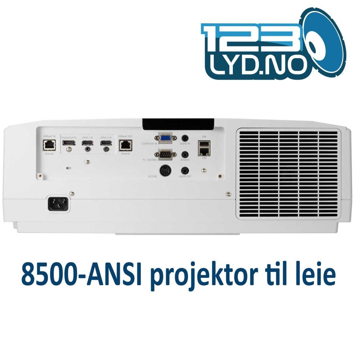 Projektor 8500 ANSI til leie