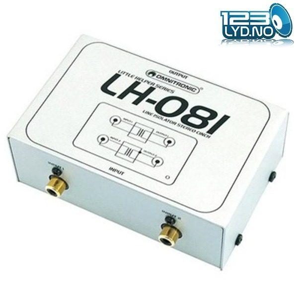 LHO8I Omnitronic Linjeskiller/skilletrafo for signal fra pc