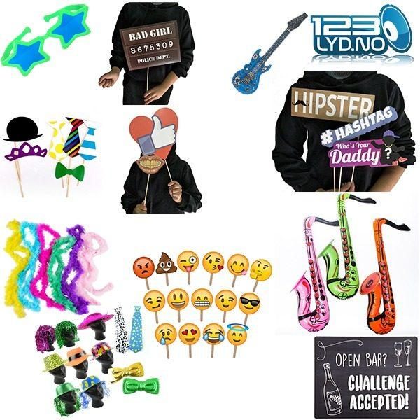 Photo Booth Props til fest