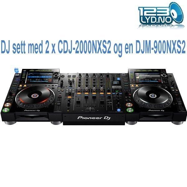 Pioneer DJ Pro CDJ-2000NXS2 / DJM-900NXS2 – Komplett Pro DJ-pakke