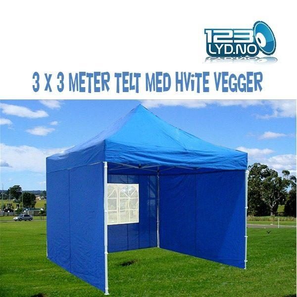 Teltutleie – Quick Pop Up telt 3×3 Meter settes opp på få minutter
