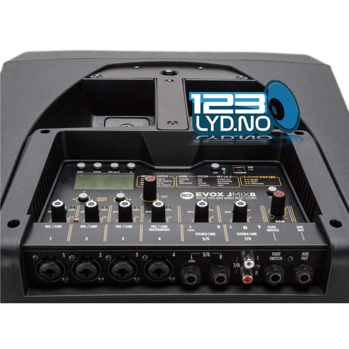 Line Array – Lydpakke V 4.0 inkl innebygd mikser med kompressor og effekter