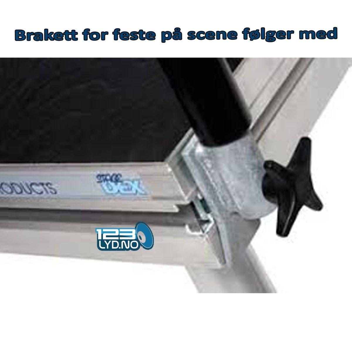 Rekkverk (rail) 200cm til leie for stagedex prolyte elementer