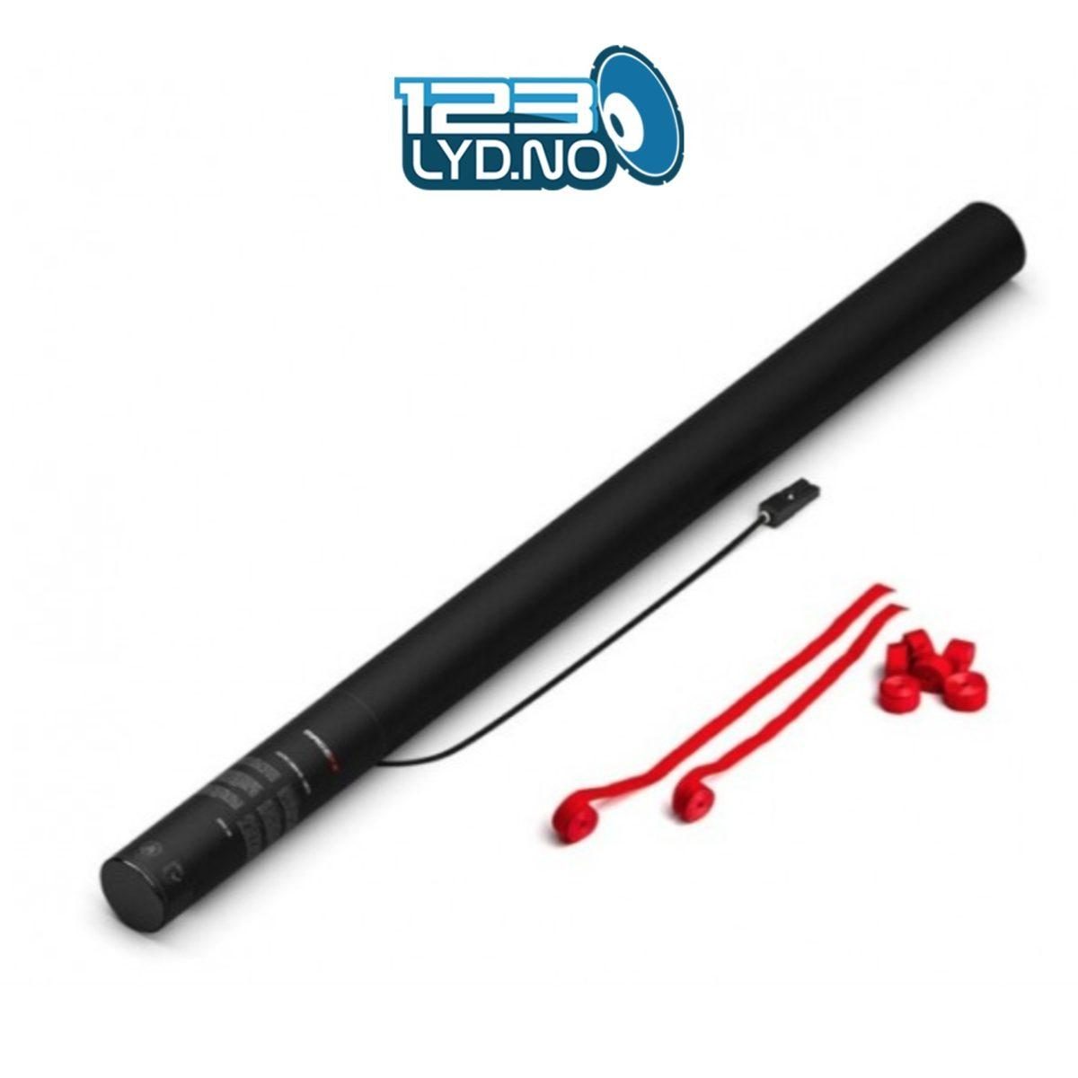 Streamer 80CM Rød til konfetti-kanon