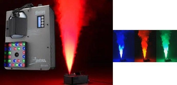 Røykmaskin med LED lys CO2 emulator