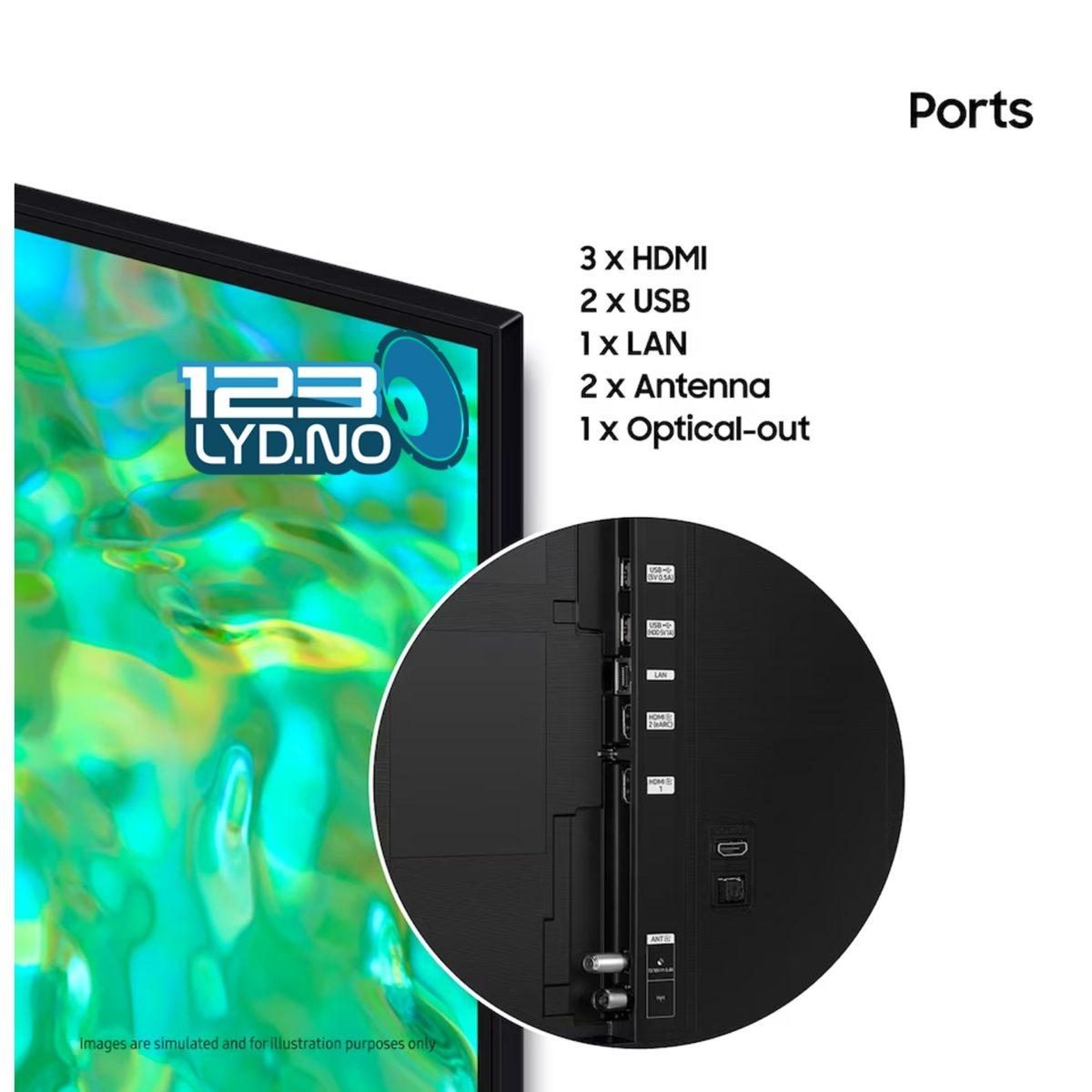 TV – Display 85″ til leie