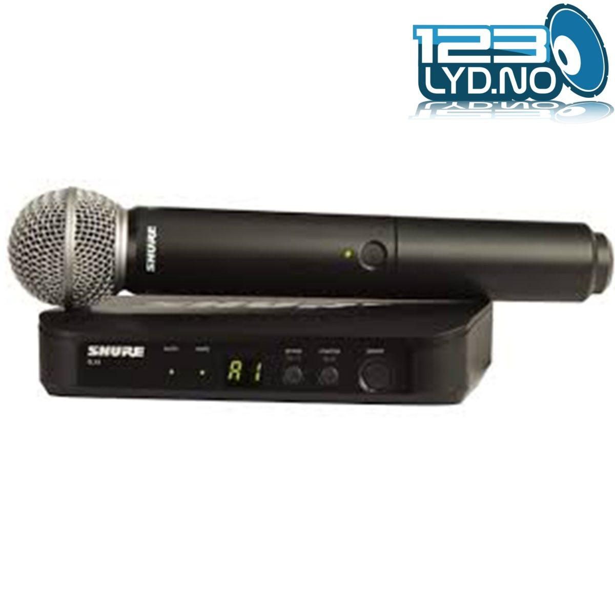 Trådløs Shure SM58 Mikrofon BLX4R 2R
