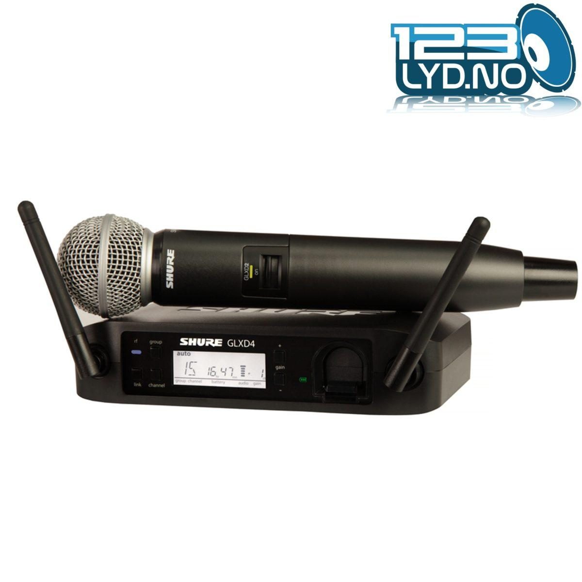 Trådløs Shure SM58 Mikrofon GLXD24
