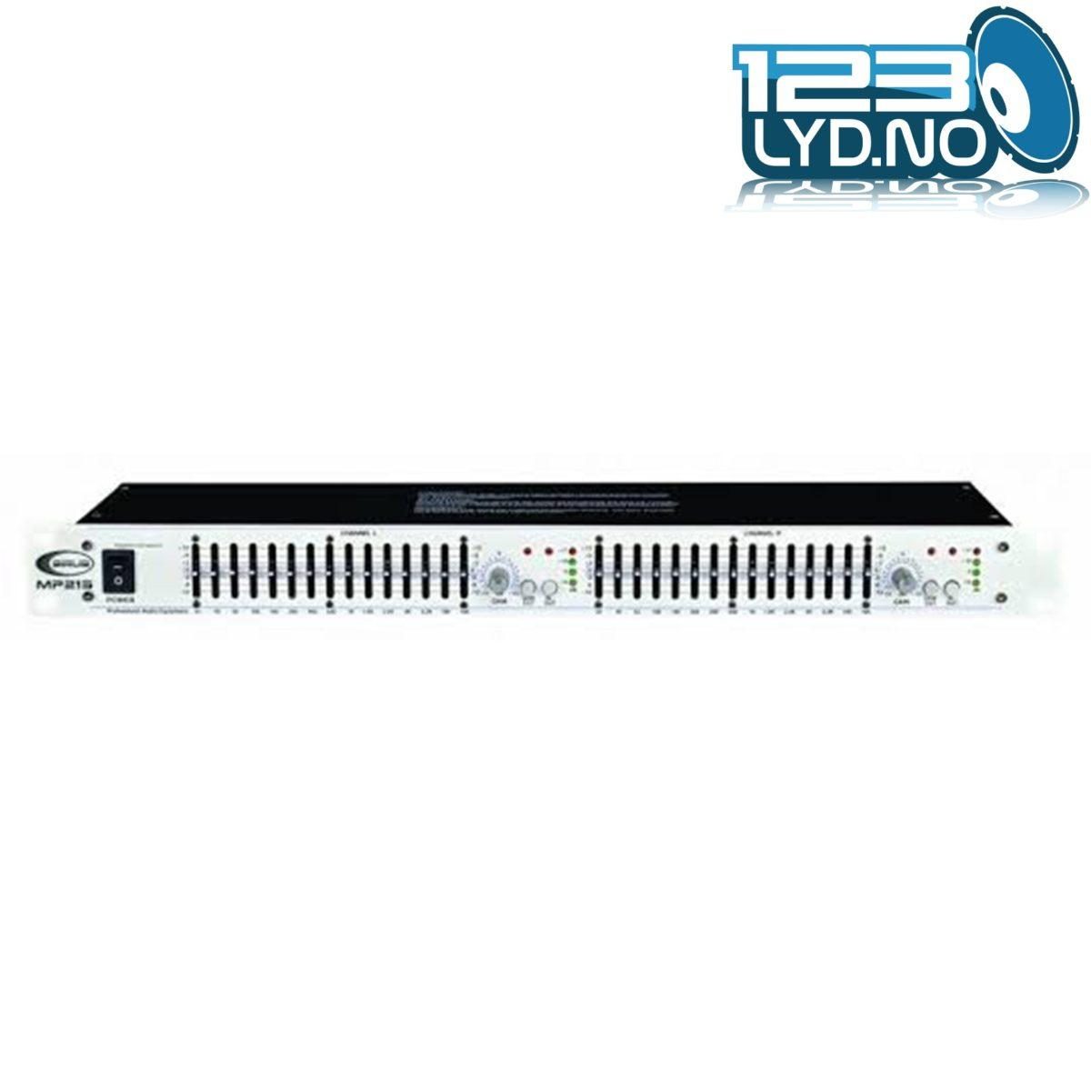 Equalizer MP-215 Sirus Pro 2×15 bånd eq