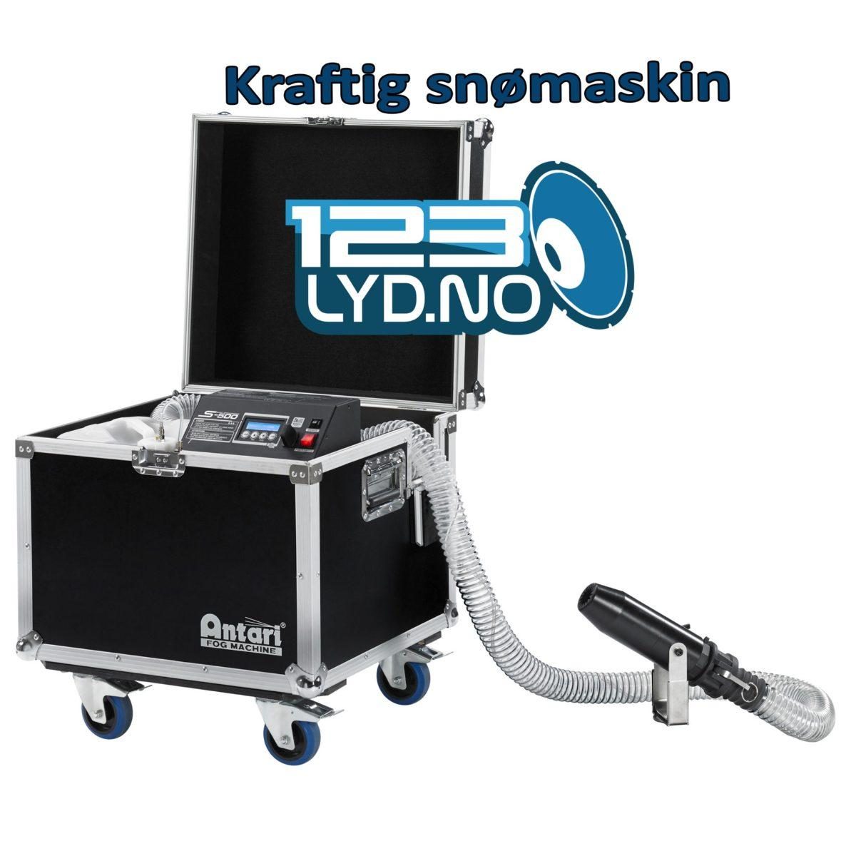 Snømaskin til teater og eventer
