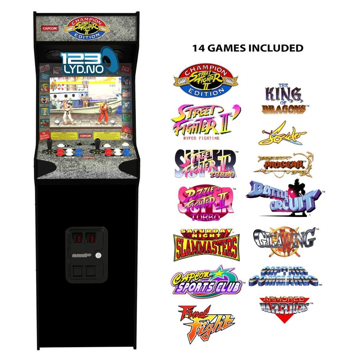 Street Fighter II arcade spill til leie