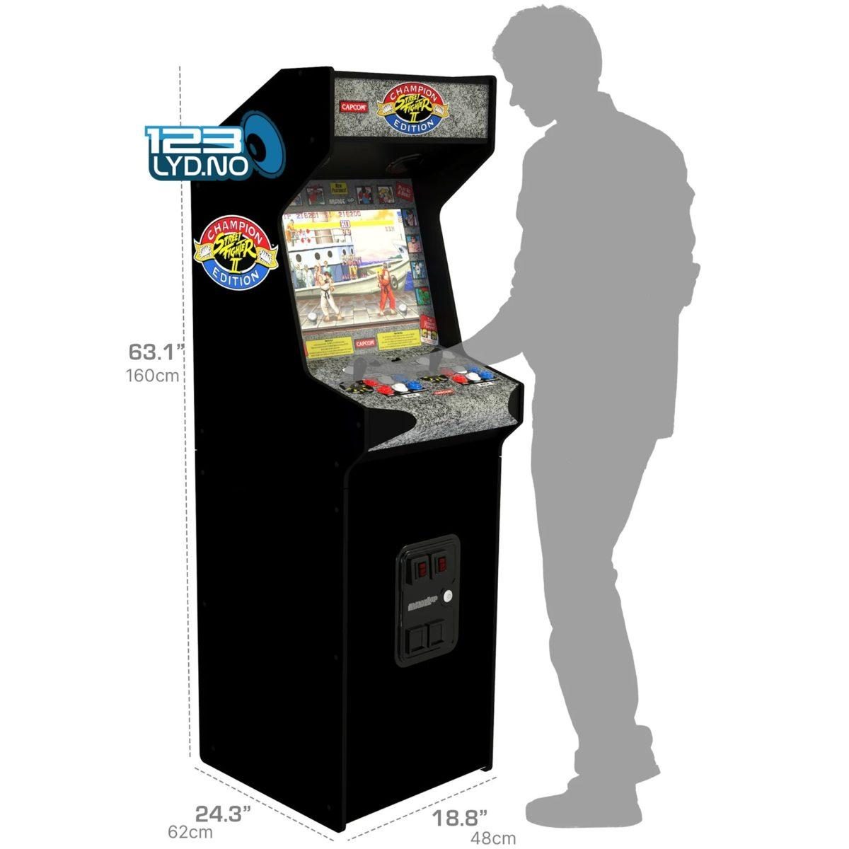 Street Fighter II arcade spill til leie