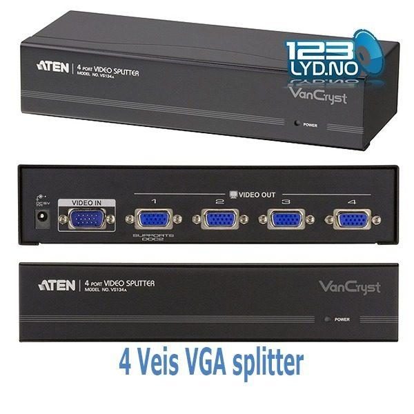 Videosplitter VGA 1 til 4